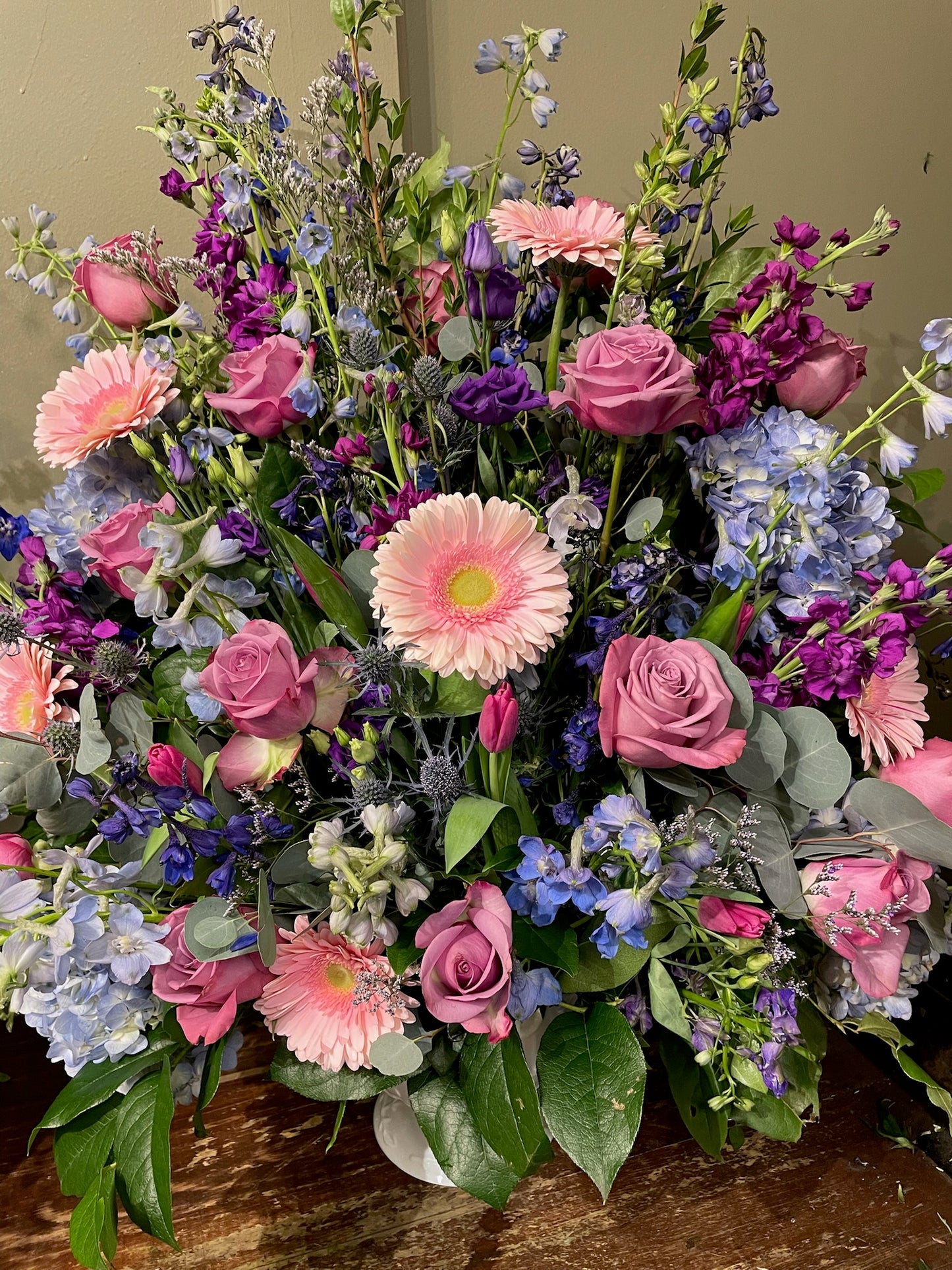 Pedestal Vase Arrangement III