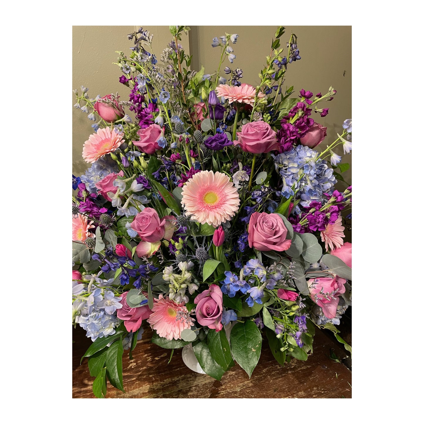 Pedestal Vase Arrangement III